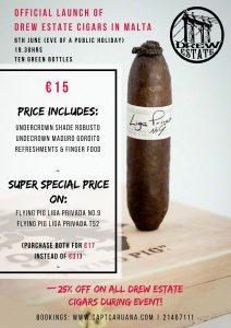 Read more about the article Drew Estate Cigar Launch 6th June