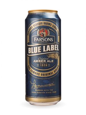 Cisk Blue Label Amber Ale 44cl Cans