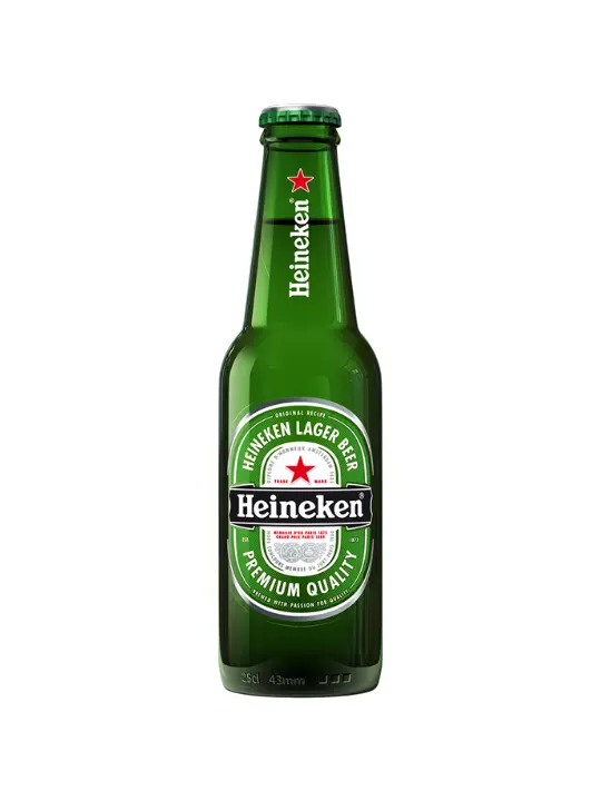 heineken lager bottle 25cl