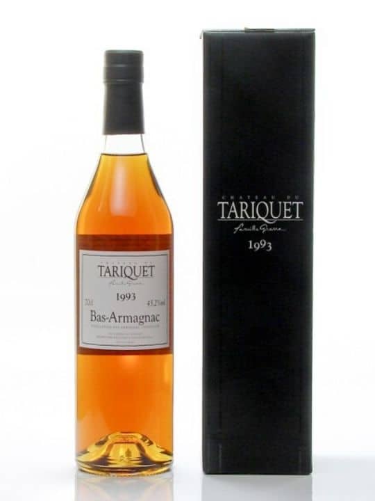 tariquet bas armagnac vintage 1993 70cl