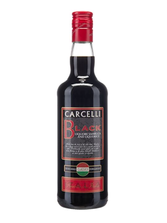 carcelli black sambuca 70cl