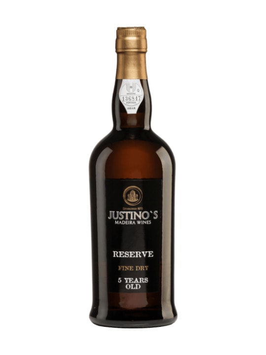 justinos reserve fine dry 5 yo madeira 75cl