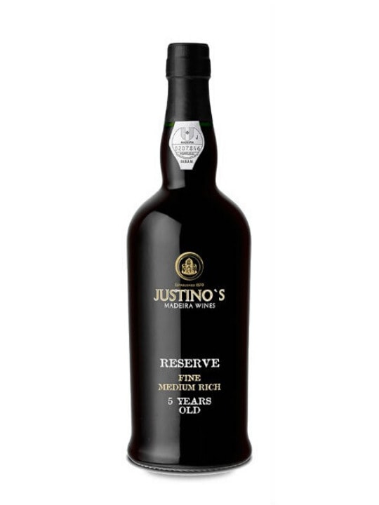 justinos reserve fine medium rich 5 yo madeira 70cl