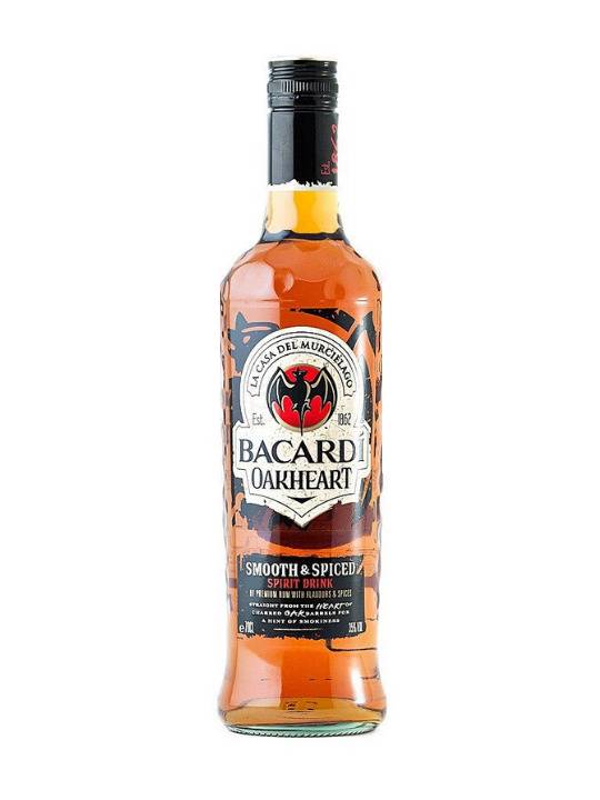 bacardi rum oakheart superior 70cl