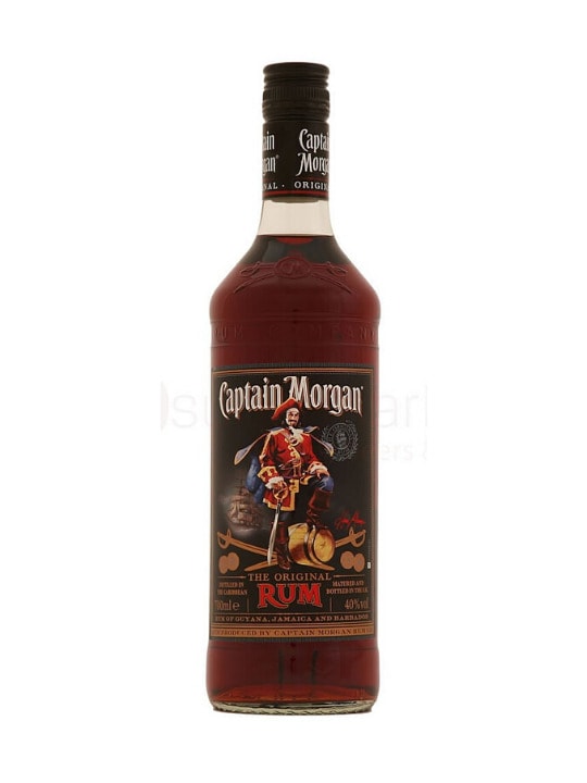 captain morgan dark original rum 70cl