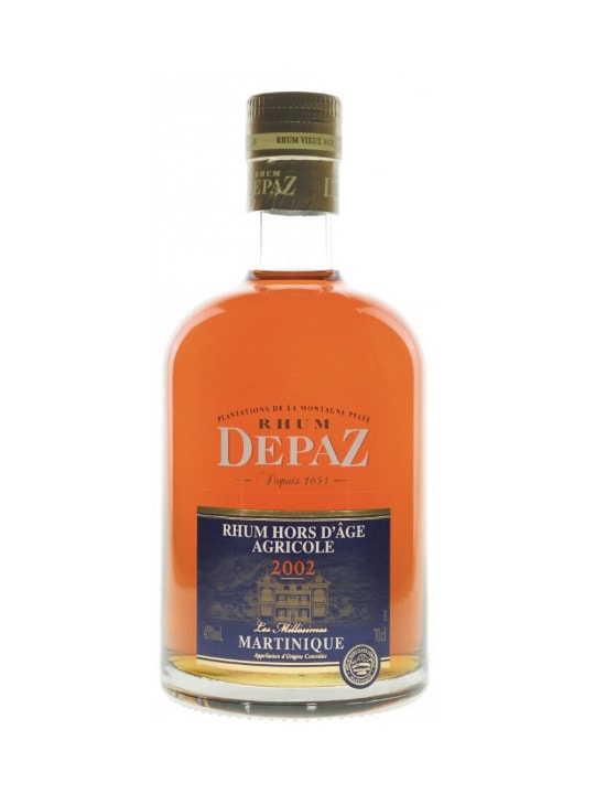 depaz rhum hors d age agricole 2002 70cl