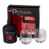 dictador rum 12 yo 70cl glass gift pack