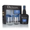 dictador rum 20 yo 70cl glass gift pack