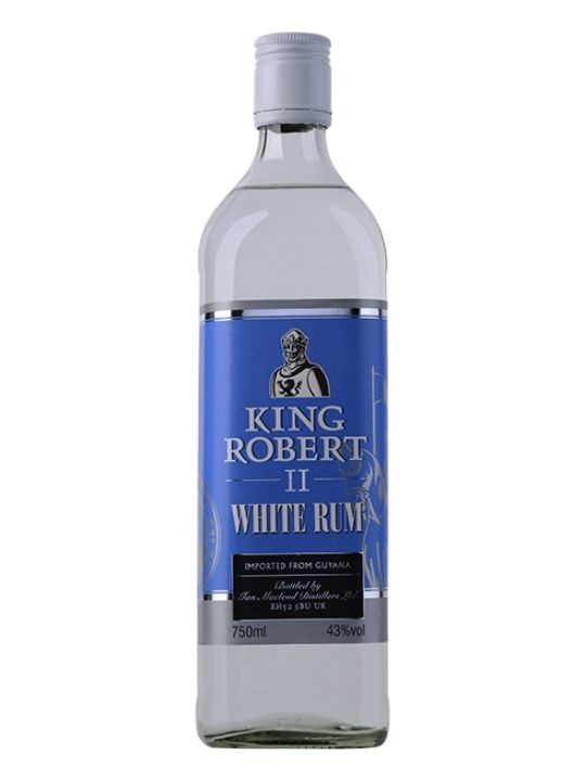 king robert white rum 43 70cl