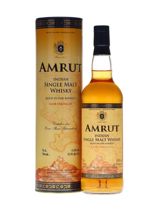 amrut cask strenght indian single malt 61.8 70cl