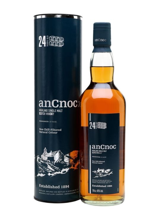 ancnoc 24 yo single malt whisky 70cl