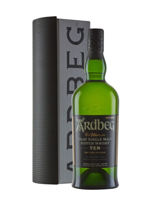 ardbeg warehouse pack 10 yo single malt whisky 70cl