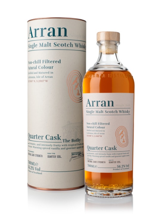 arran bothy quarter cask b3 single malt whisky 70cl