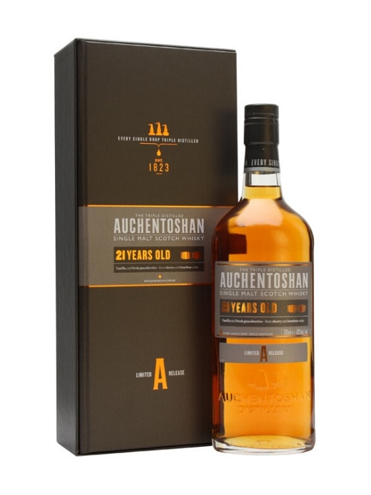 auchentoshan 21 yo single malt whisky 70cl