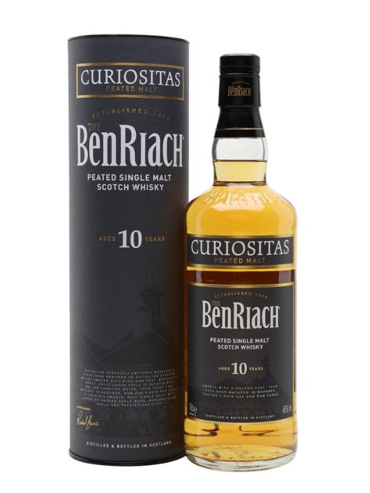 benriach 10 yo curiositas single malt 70cl