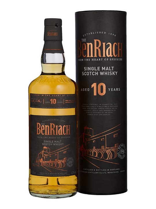 benriach 10 yo single malt 70cl