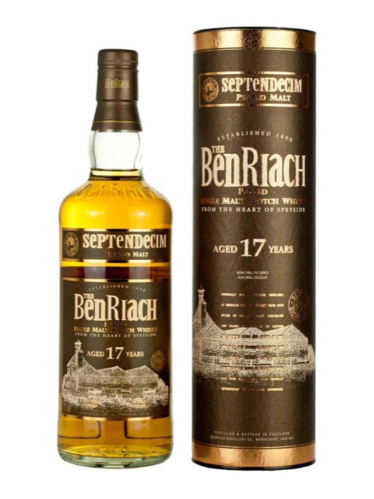 benriach 17 yo septendecim single malt 70cl