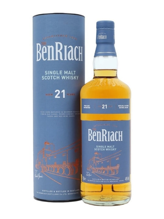 benriach 21 yo single malt 70cl