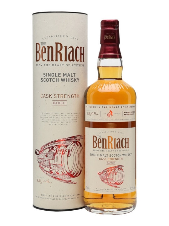 benriach cask strenght batch 1 single malt 70cl