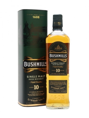 Bushmills Single Malt 10 Year Old Irish Whiskey 70cl