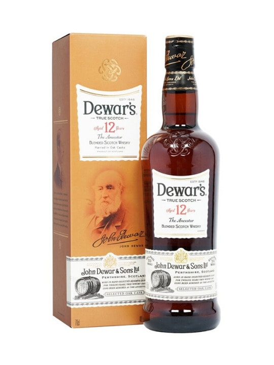 dewards 12 yo blended scotch whisky 70cl
