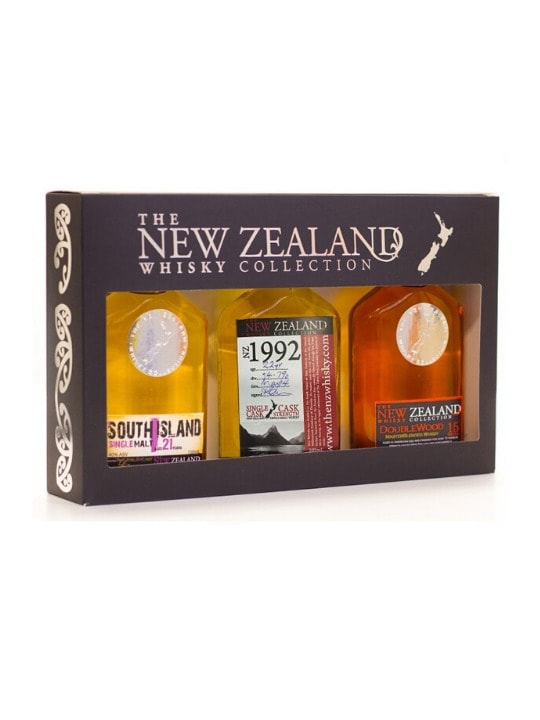 dundein distillery new zealand whisky gift set 3 20cl