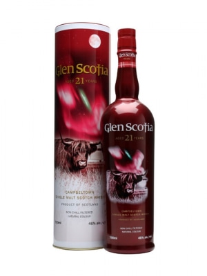 Glen Scotia 21 Year Old Single Malt Scotch Whisky 70cl