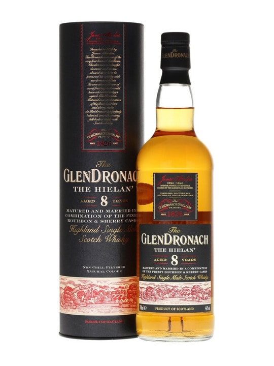 glendronach 8 yo single malt 70cl