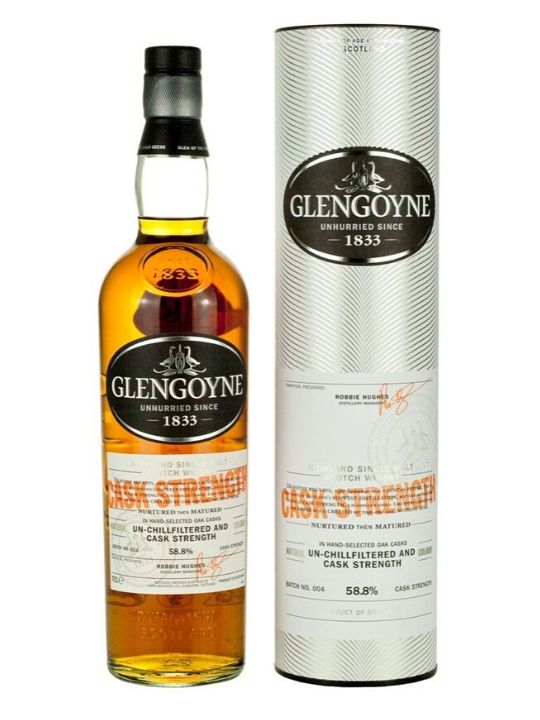 glengoyne cask strenght 58.8 highiland single malt whisky 70cl