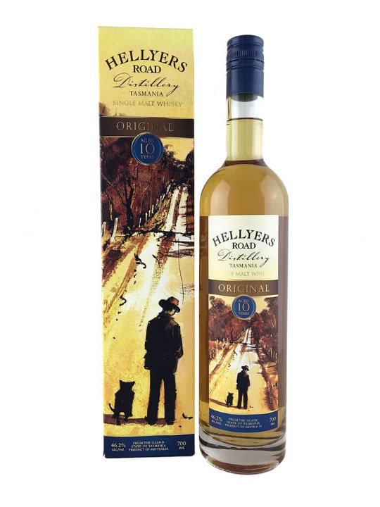 hellyers road 10 yo australian single malt whisky 70cl