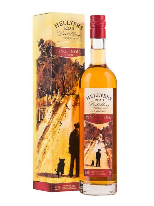 hellyers road pinot noir malt whisky 70cl