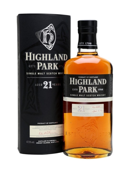 highland park 21 yo single malt scotch whisky 70cl