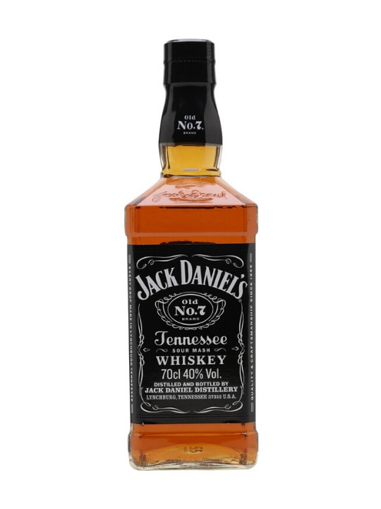 jack daniels black label tennessee whiskey 70cl