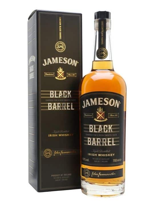 jameson black barrel irish whiskey 70cl