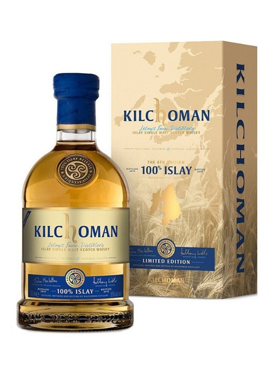 kilchoman 100 islay 6th edition 50 single malt whisky 70cl