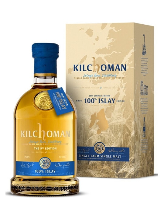 kilchoman 100 islay 9th edition 50 single malt whisky 70cl