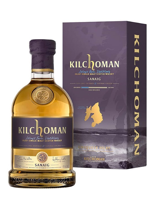 kilchoman sanaig single malt whisky 70cl