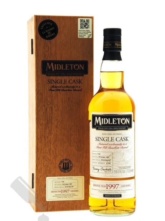 midleton 1997 59.5 single pot still irish whiskey 70cl