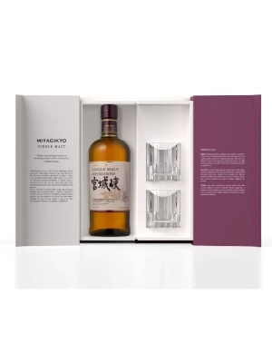 Miyagikyo Single Malt 70cl Coffret 2 Verres Riedel