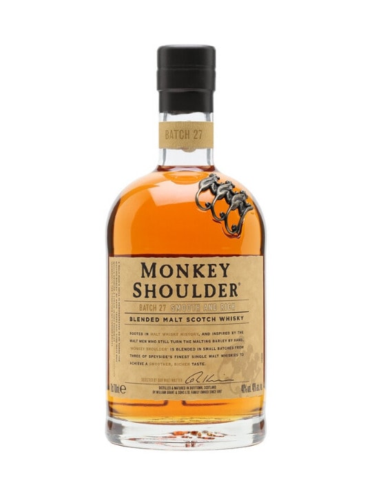 monkey shoulder batch 27 blended malt scotch whisky 70cl