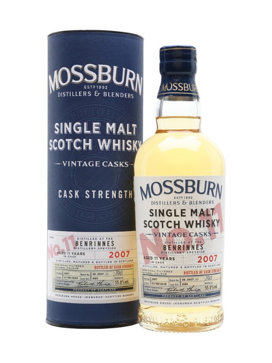 mossburn casks no 11 benrinnes single malt scotch whisky 70cl