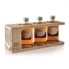 nikka coffret pure malt whisky wooden rack 3x50cl