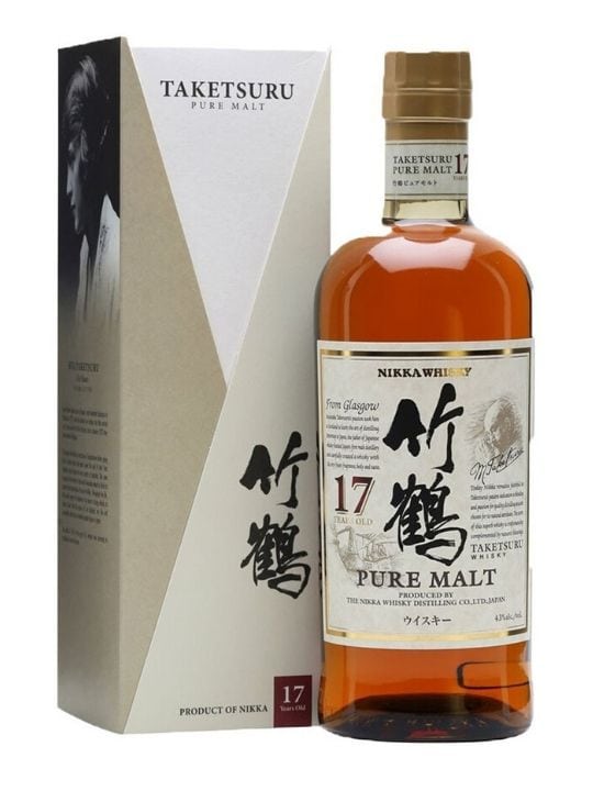 nikka pure malt taketsuru 17 yo whisky 70cl