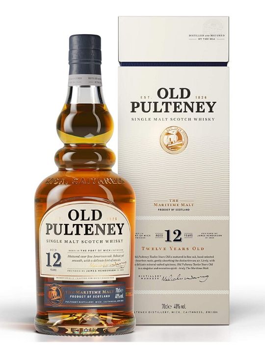 Old Pulteney 12 Year Old Single Malt Scotch Whisky 70cl