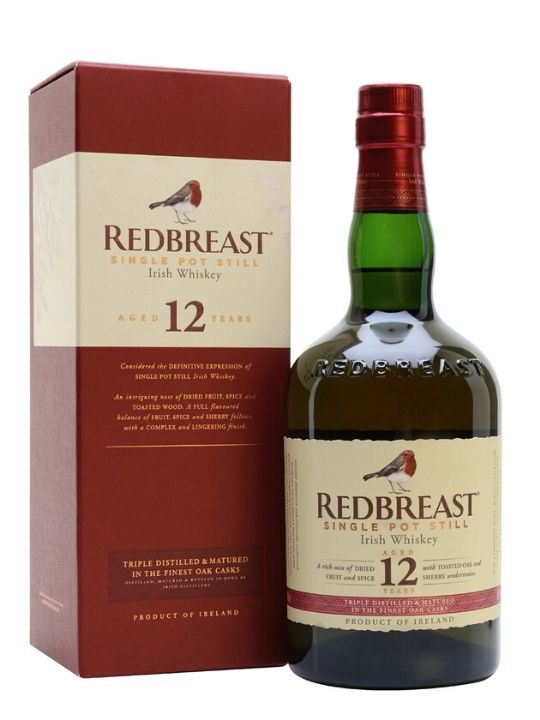 redbreast 12 yo 40 single pot still irish whiskey 70cl