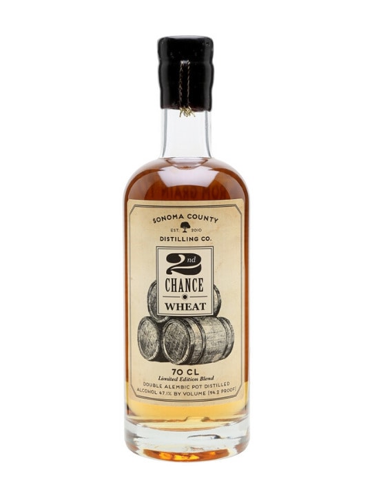 sonoma county 2nd chance wheat whiskey 70cl