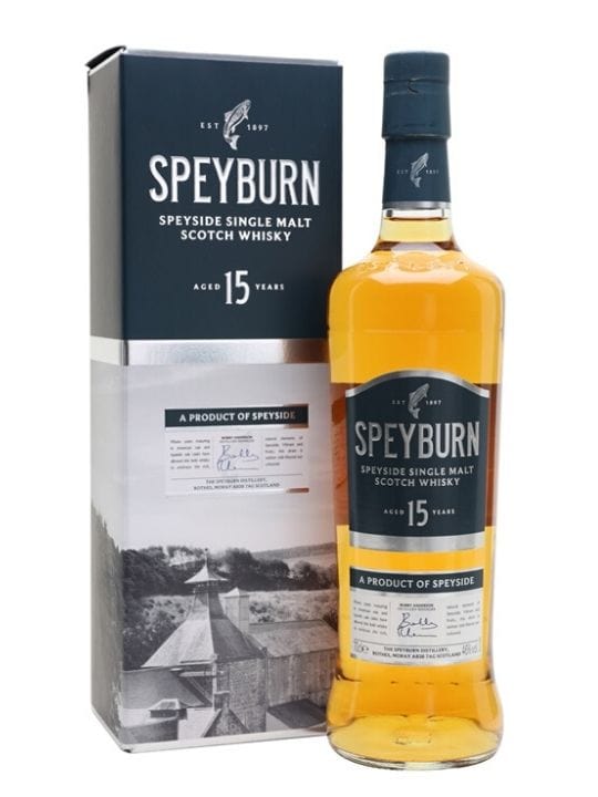 speyburn 15 yo single malt whisky 70cl