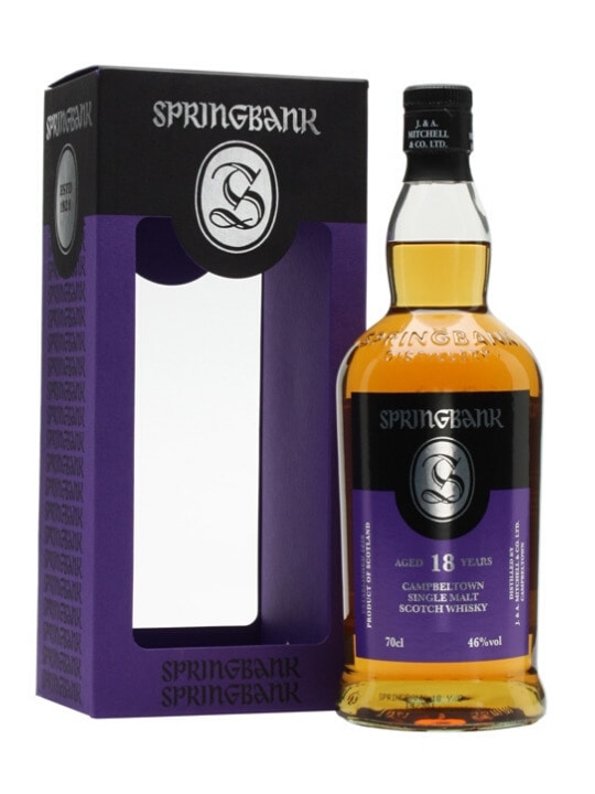 springbank 18 yo single malt 70cl