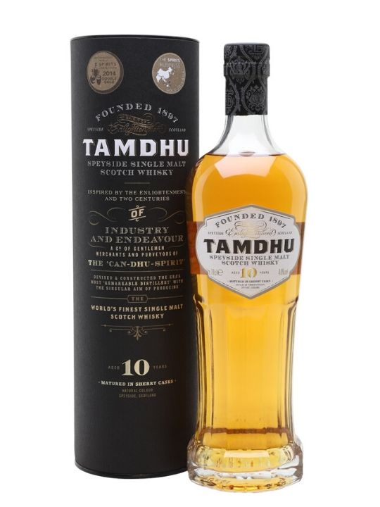 tamdhu 10 yo speyside single malt whisky 70cl