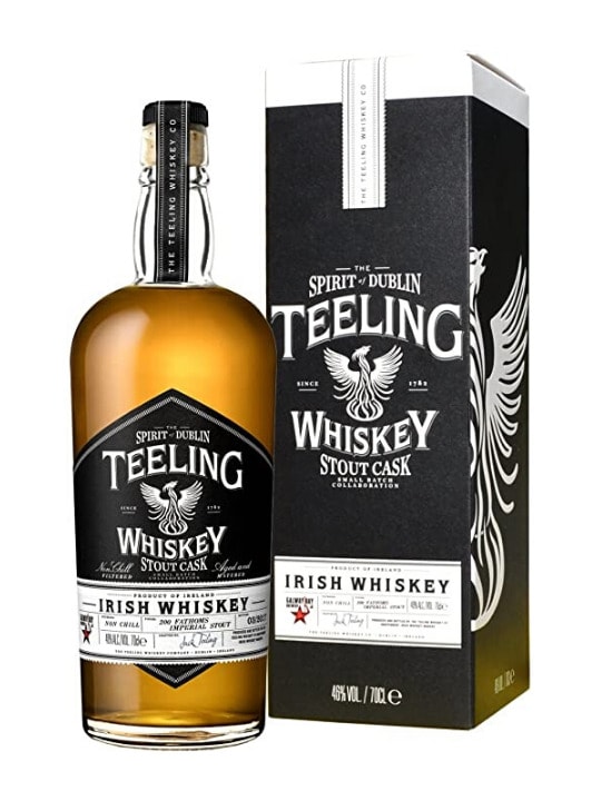 teeling stout cask irish whiskey 70cl